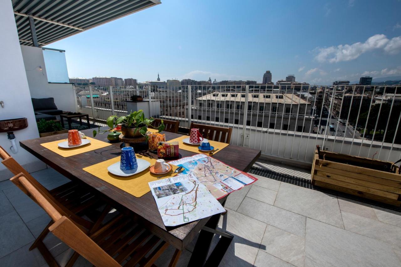 Apartmán Attico Luxury Con Parcheggio E Terrazza Vista Mozzafiato Janov Exteriér fotografie