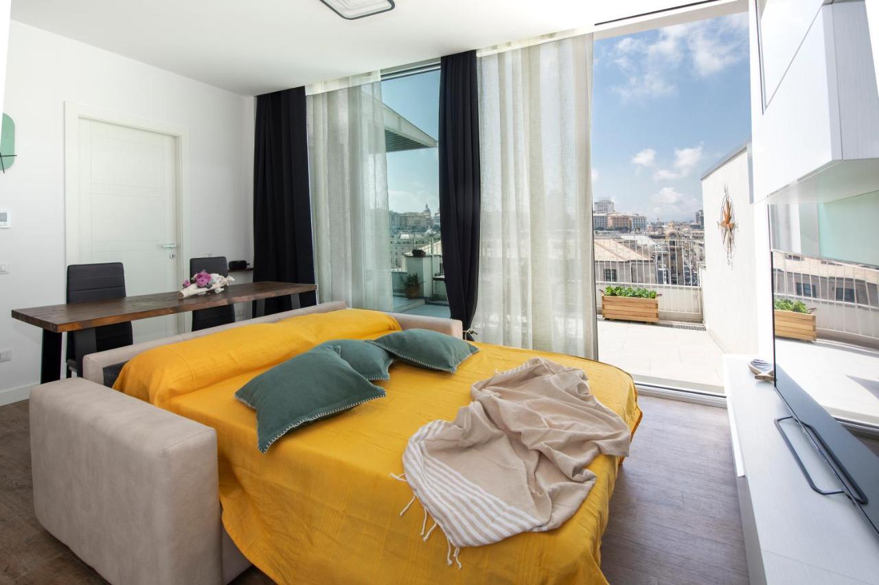 Apartmán Attico Luxury Con Parcheggio E Terrazza Vista Mozzafiato Janov Exteriér fotografie
