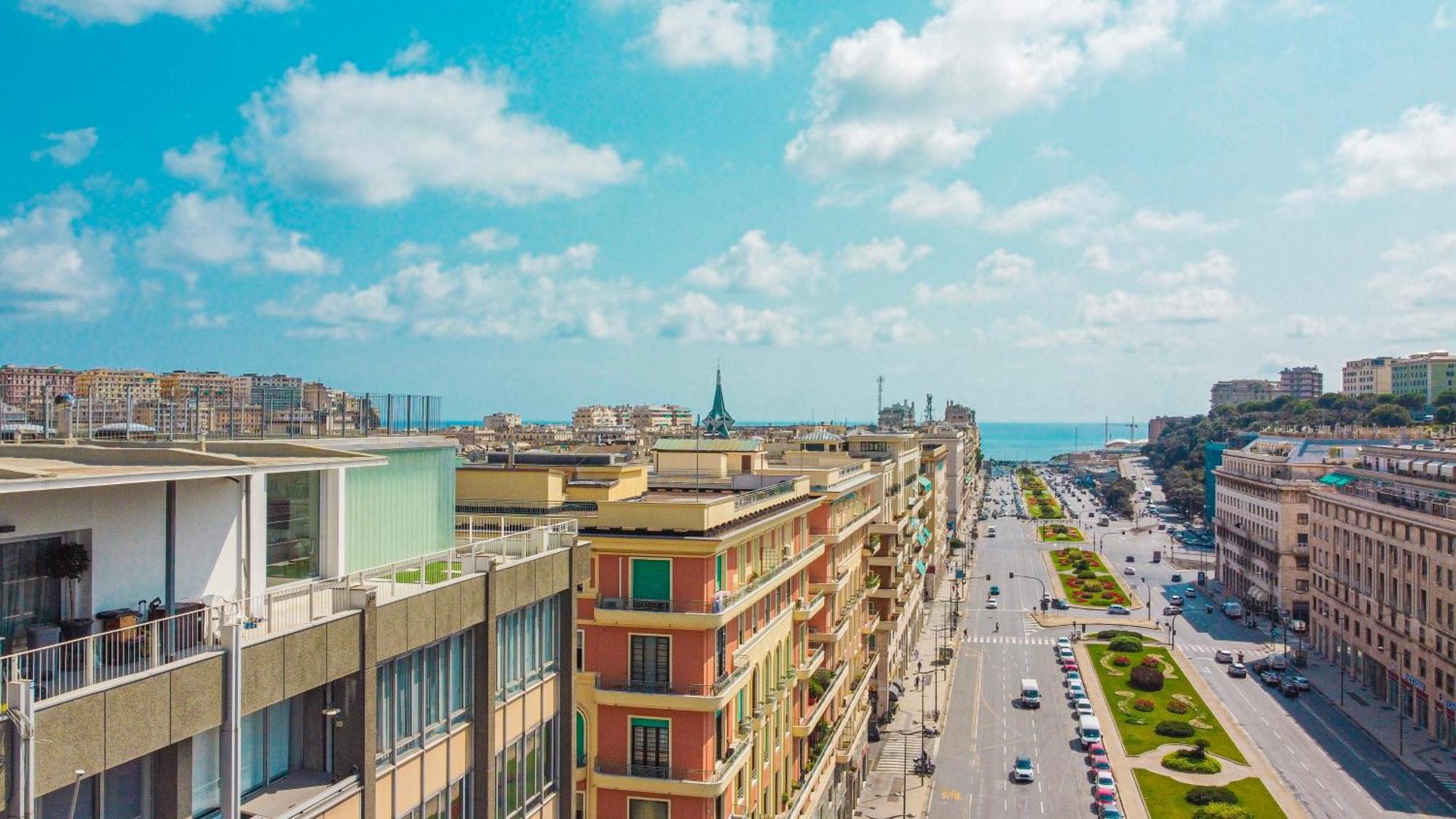 Apartmán Attico Luxury Con Parcheggio E Terrazza Vista Mozzafiato Janov Exteriér fotografie